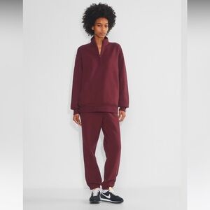 Aritzia Sweatsuit- Sumac Burgundy